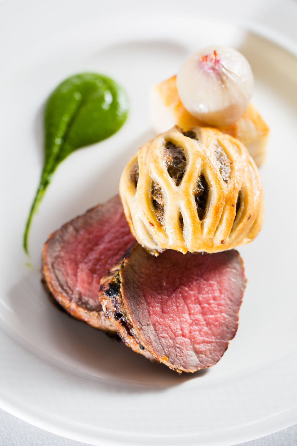 Sirloin of Beef with Truffled Mushrooms 