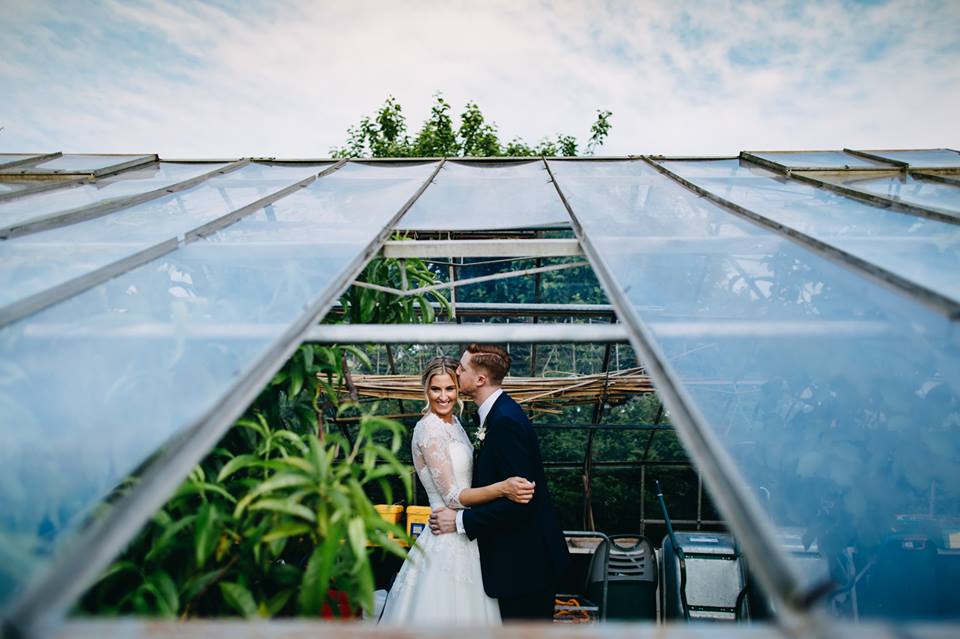 Exploring the greenhouses 